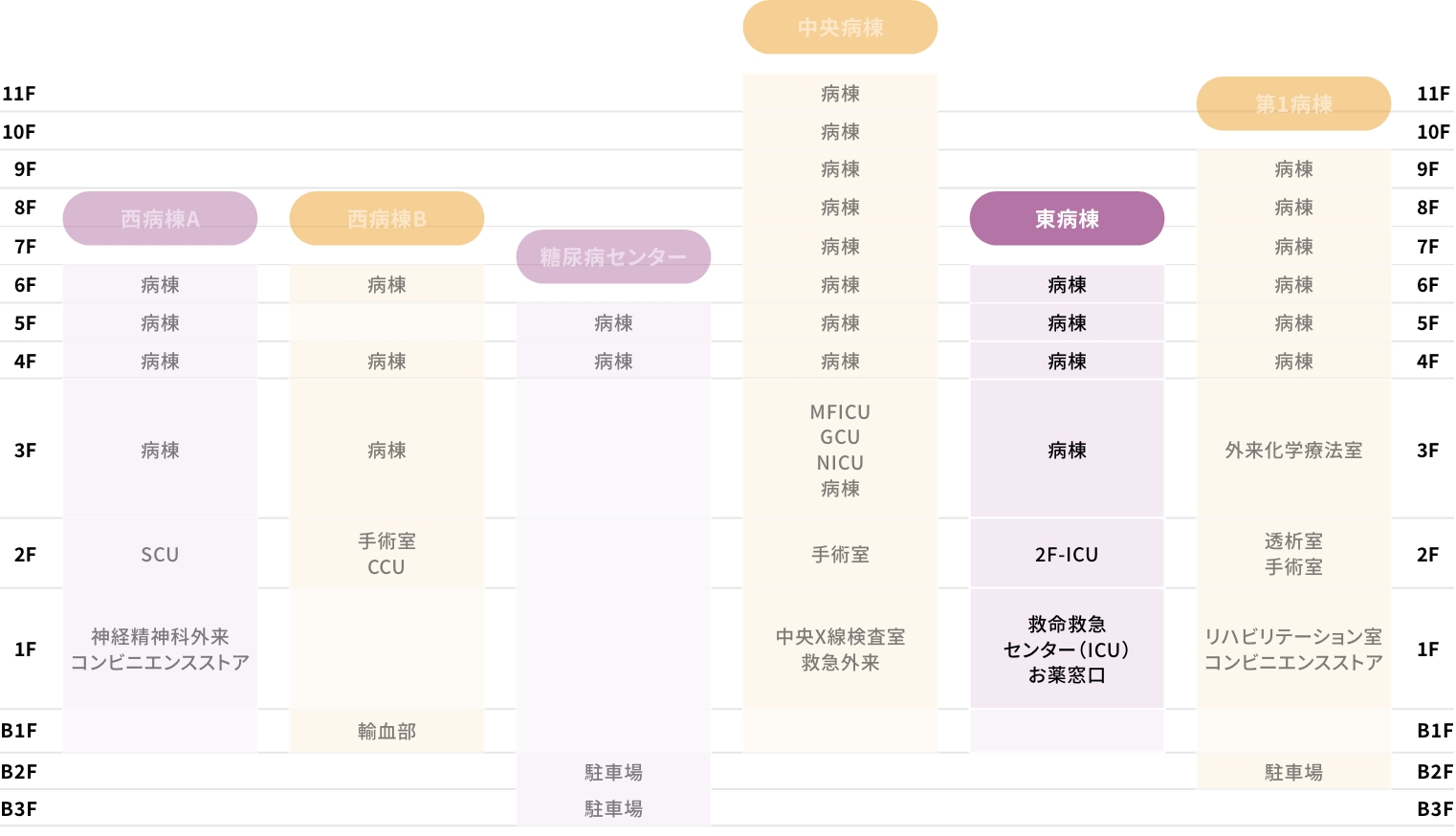 東病棟
